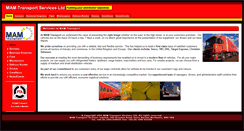 Desktop Screenshot of mamtransport.co.uk
